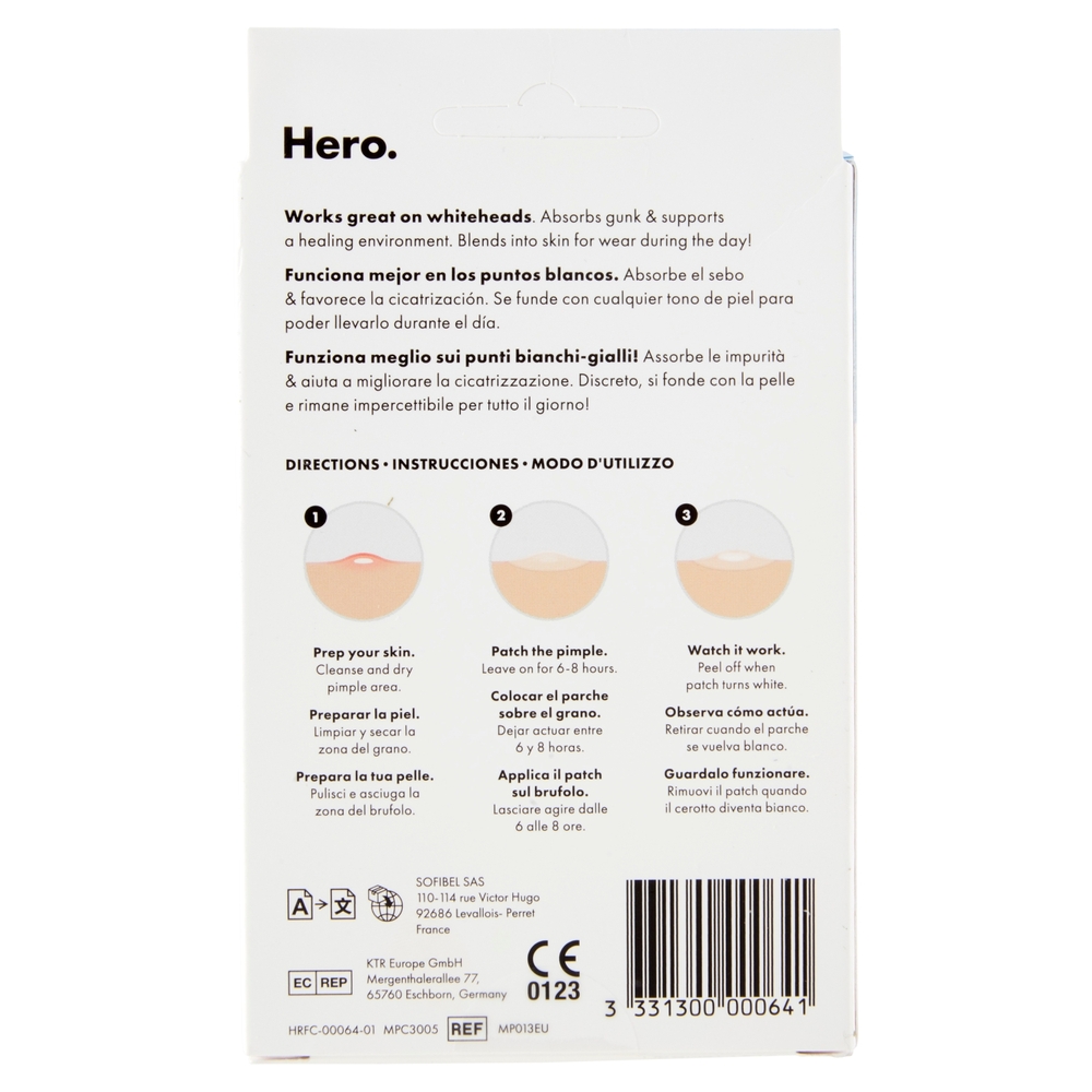 Hero. Mighty Patch Invisible+ Cerotti Idrocolloidali 24 pz